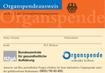 Organspendeausweis